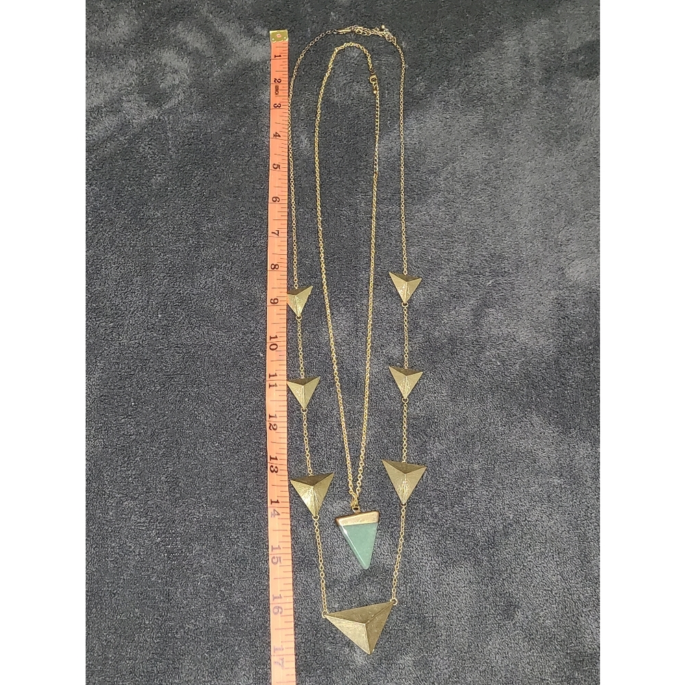 Long Gold Boho Necklace Lot - Picture 4 of 14